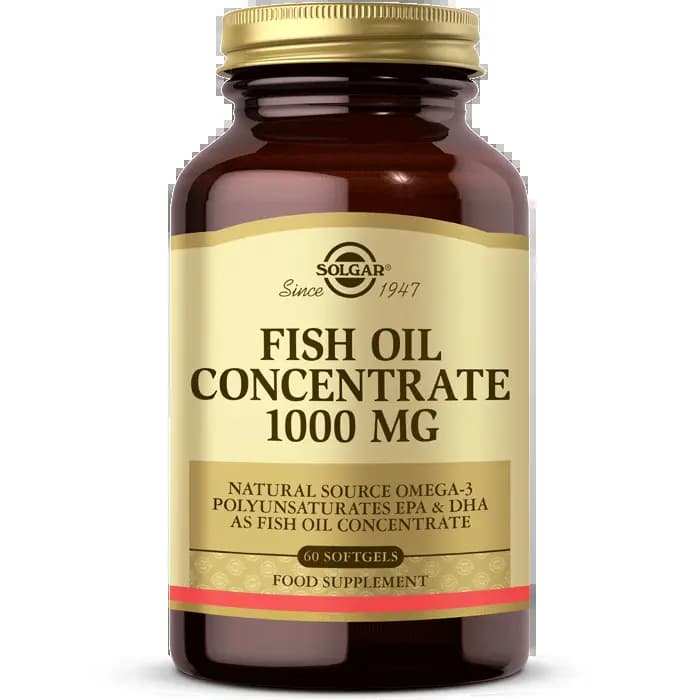 Solgar Fish Oil Concentrate 1000 mg 60 Kapsül