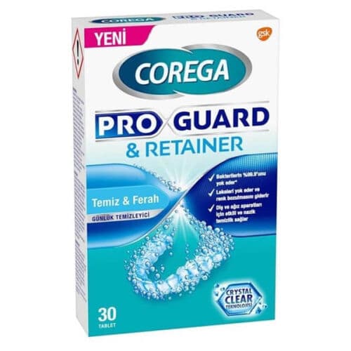 Corega Pro Guard Retainer Günlük Temizleyici 30 Tablet