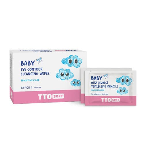 Tto Soft Baby Göz Çevresi Temizleme Mendili 12 Adet
