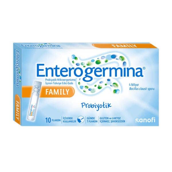 Enterogermina Family 10 Flakon Yetişkin Probiyotik Mikroorganizma