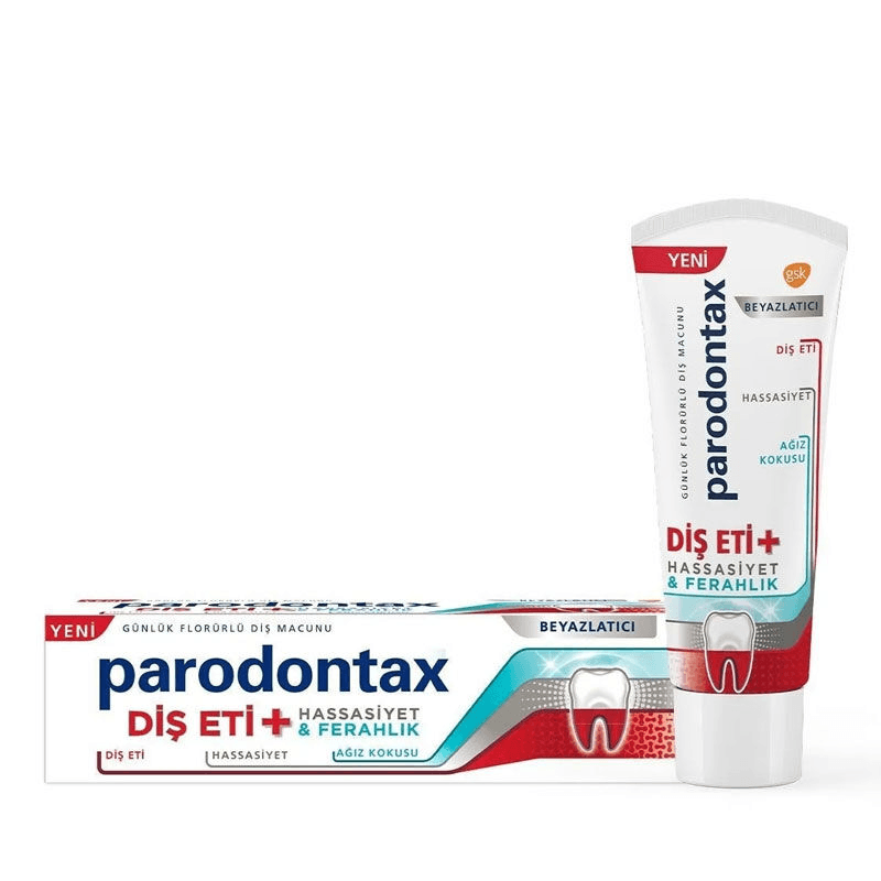Parodontax Diş Eti + Hassasiyet Ferahlik Beyazlatici 75ml Diş Macunu