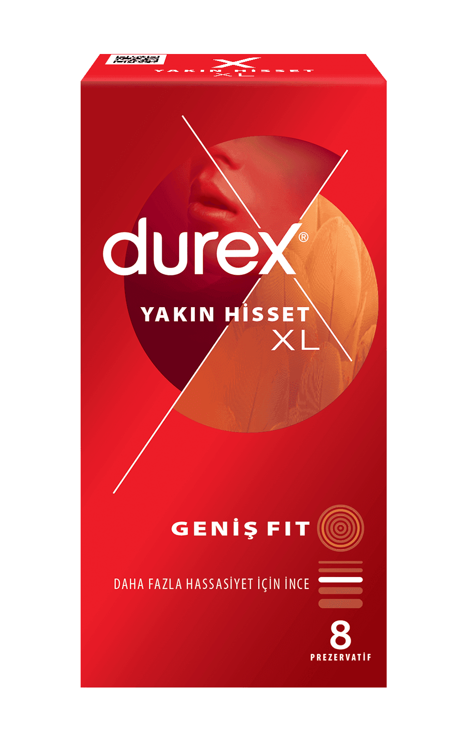 Durex Yakin Hisset Xl Prezervatif 8 Adet
