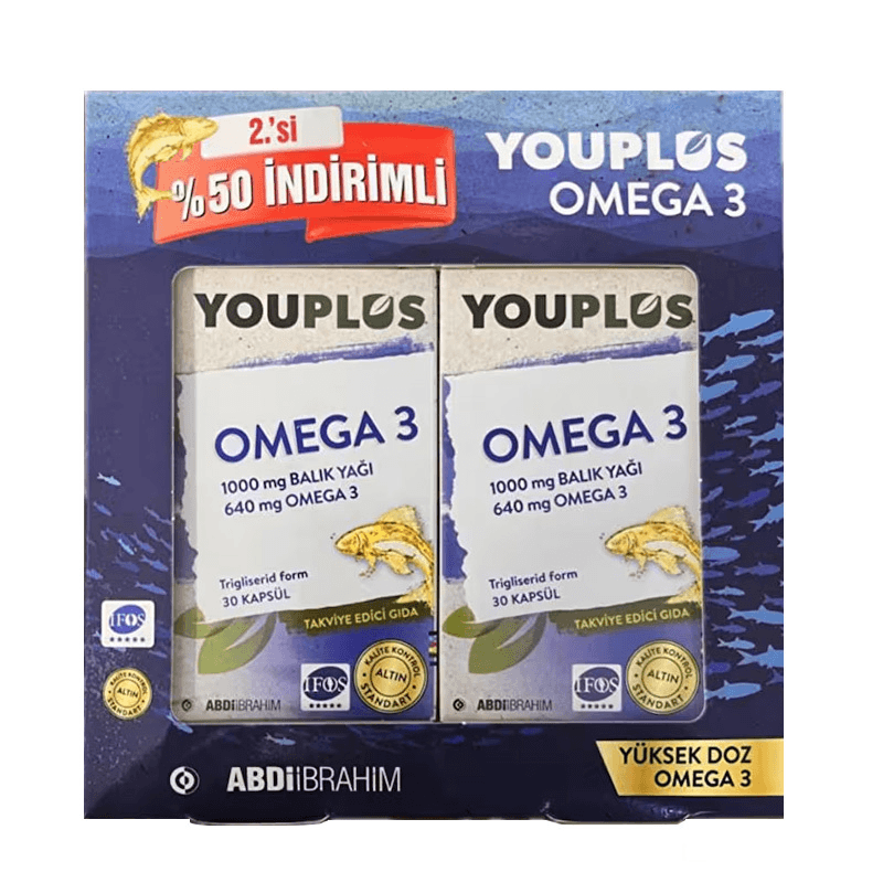 Youplus Daily Omega-3 Ikili Kofre