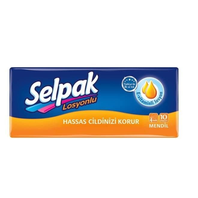Selpak Losyonlu Mendil 10 Adet