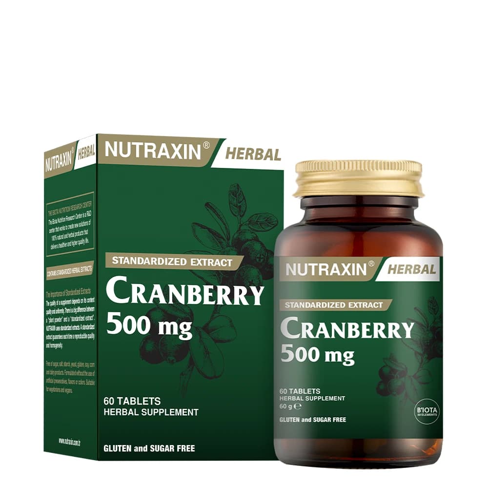 Nutraxin Cranberry 500MG 60 Tablet