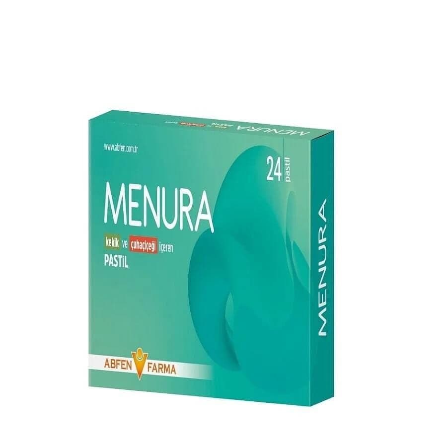 Menura 24 Pastil Kekik Çuha Çiçeği