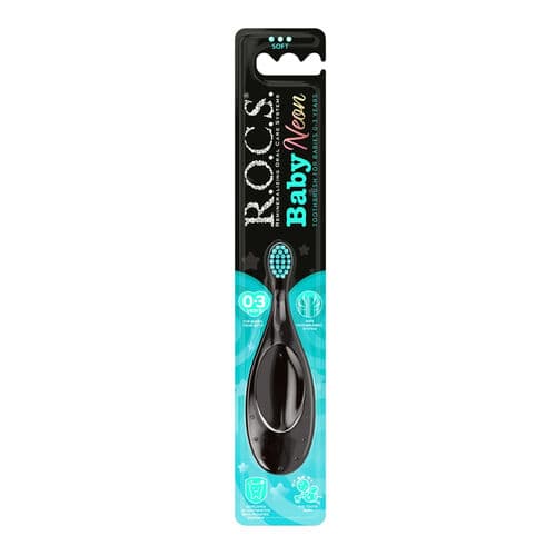Rocs Baby Neon 0-3 Yaş Bebek Diş Firçasi Soft