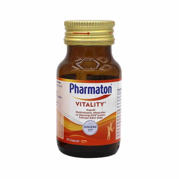 Pharmaton Vitality 30 Kapsül Multivitamin Mineraller Ginseng G115