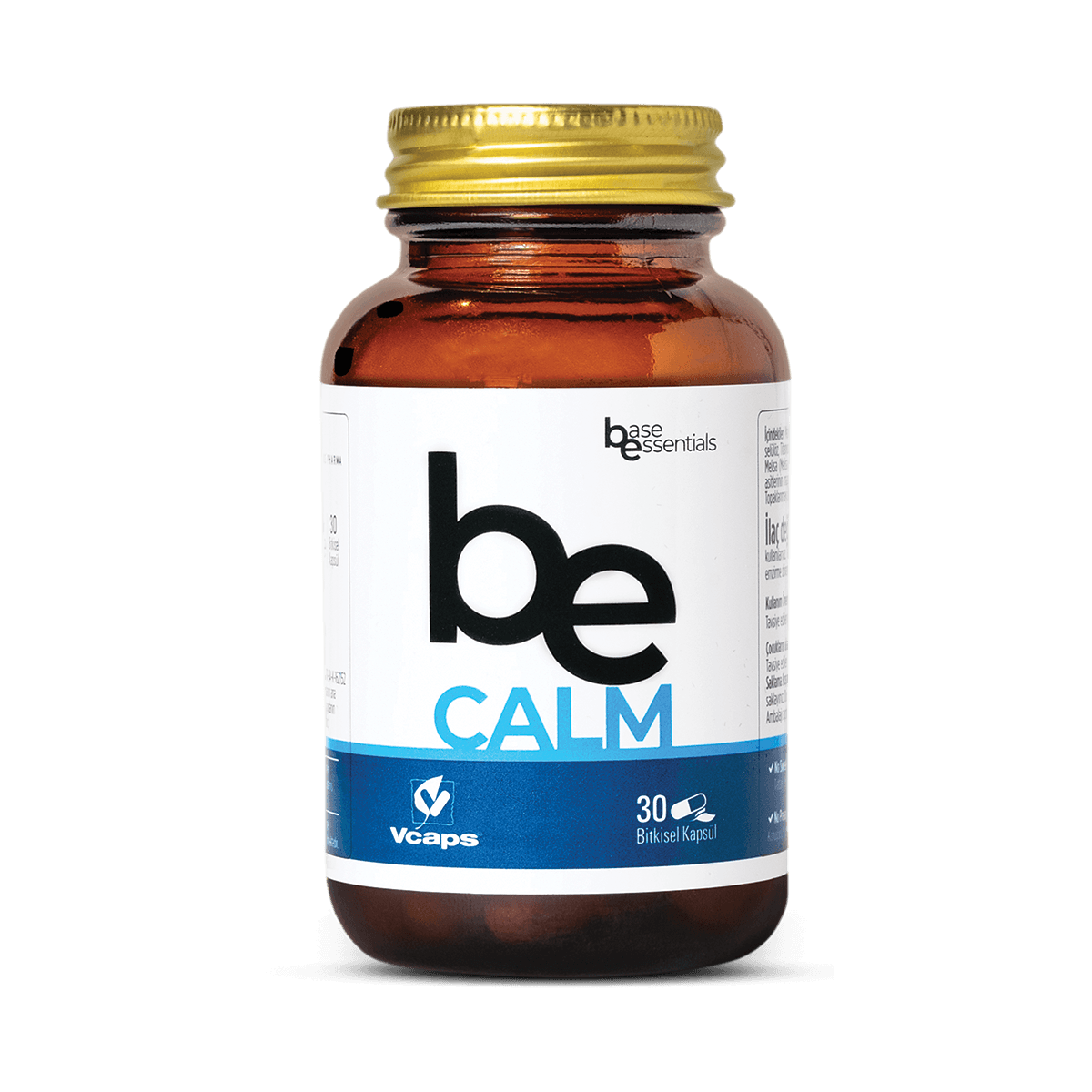 Base Essentials Be Calm 30 Kapsül Magnezyum Passiflora Melisa Safran Stigma Ekstresi Çinko Vitamin B6
