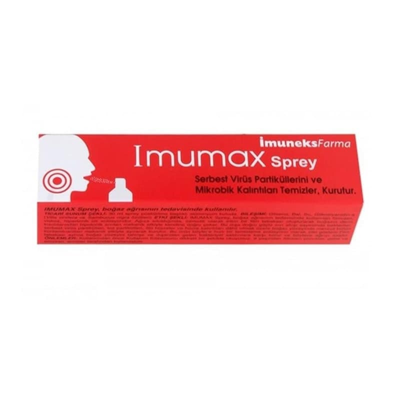 Imuneks Imumax 16+ 30ml Boğaz Spreyi