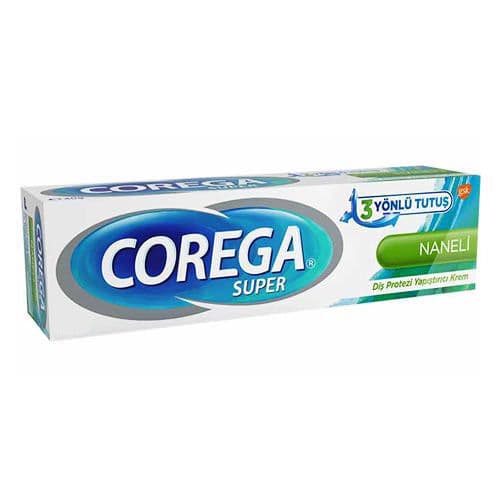 Super Corega Diş Protezi Yapiştirici Naneli 40gr