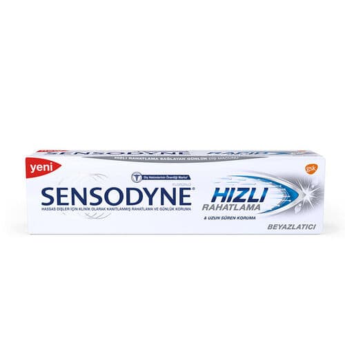 Sensodyne Hizli Rahatlama Beyazlatici Diş Macunu 75ml