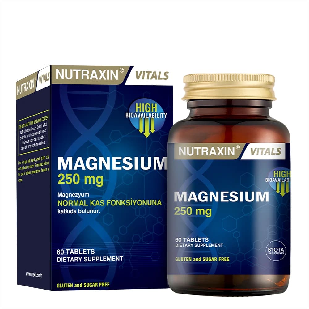 Nutraxin Magnesium 250MG 60 Tablet