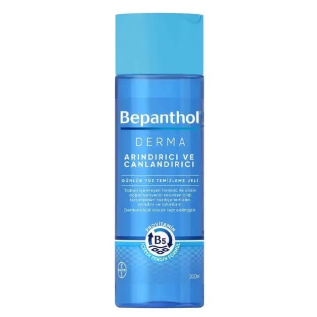Bepanthol Derma Arindirici Canlandirici Günlük Yüz Temizleme Jeli 200ml