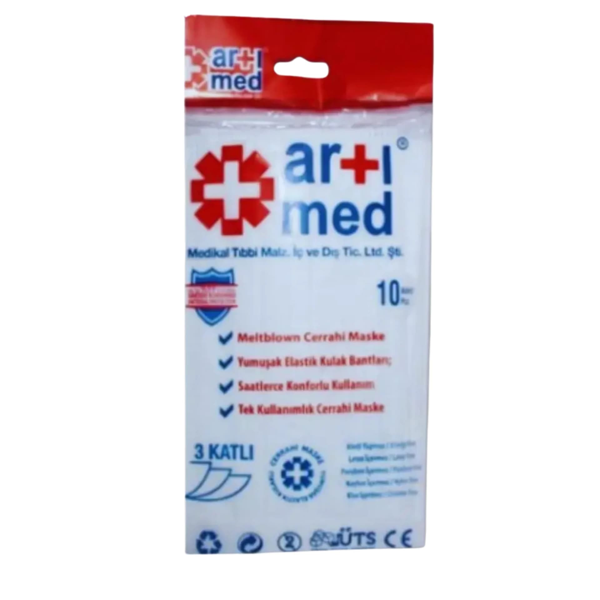 Artimed Cerrahi Maske 10 Adet