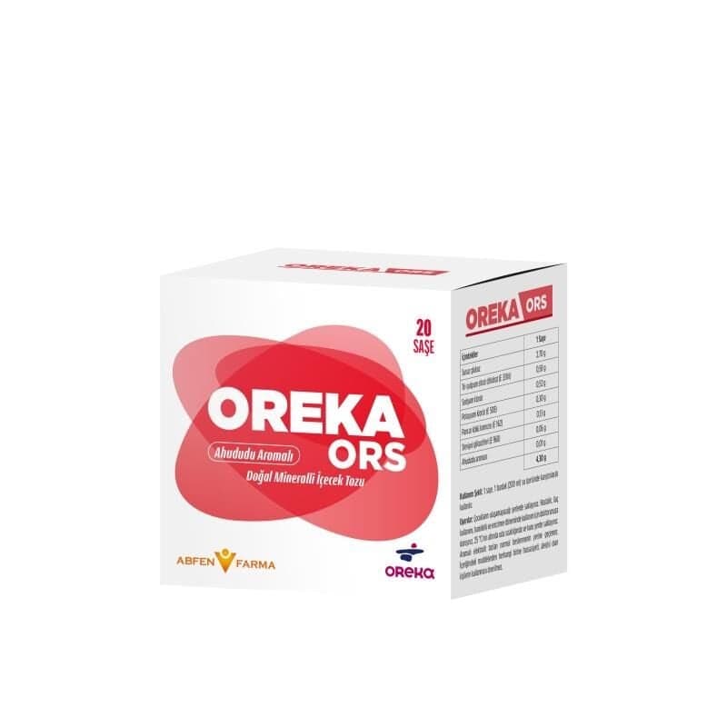 Oreka ORS Ahududu Aromalı Doğal Mineralli İçecek Tozu 86GR