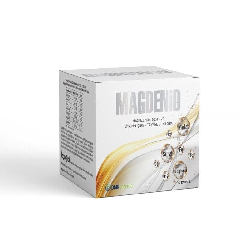 Magdenid 60 Kapsül Magnezyum Demir Vitamin