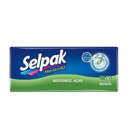 Selpak Mentollü Kağit Mendil 10 Adet