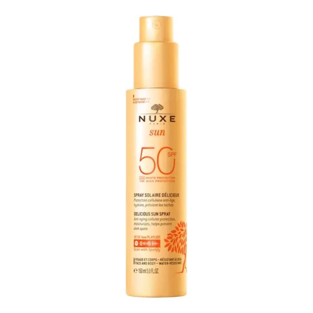 Nuxe Spray Fondante Spf 50 Güneş Koruyucu Yüz Vücut Sütü 150ml