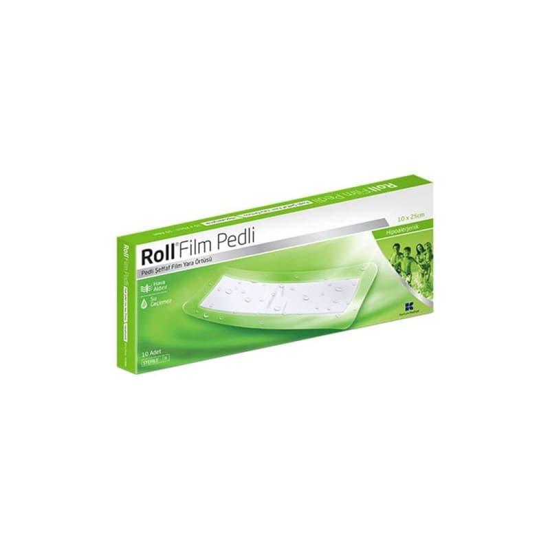 Roll Film Pedli 10x25cm Steril Yara Örtüsü