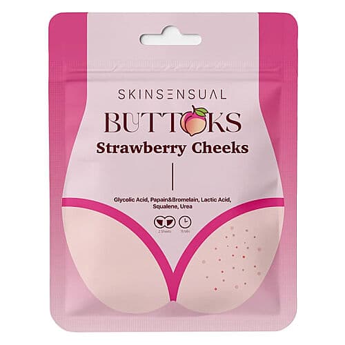Skinsensual Buttoks Strawberry Cheeks Vücut Maskesi 2 Sheets