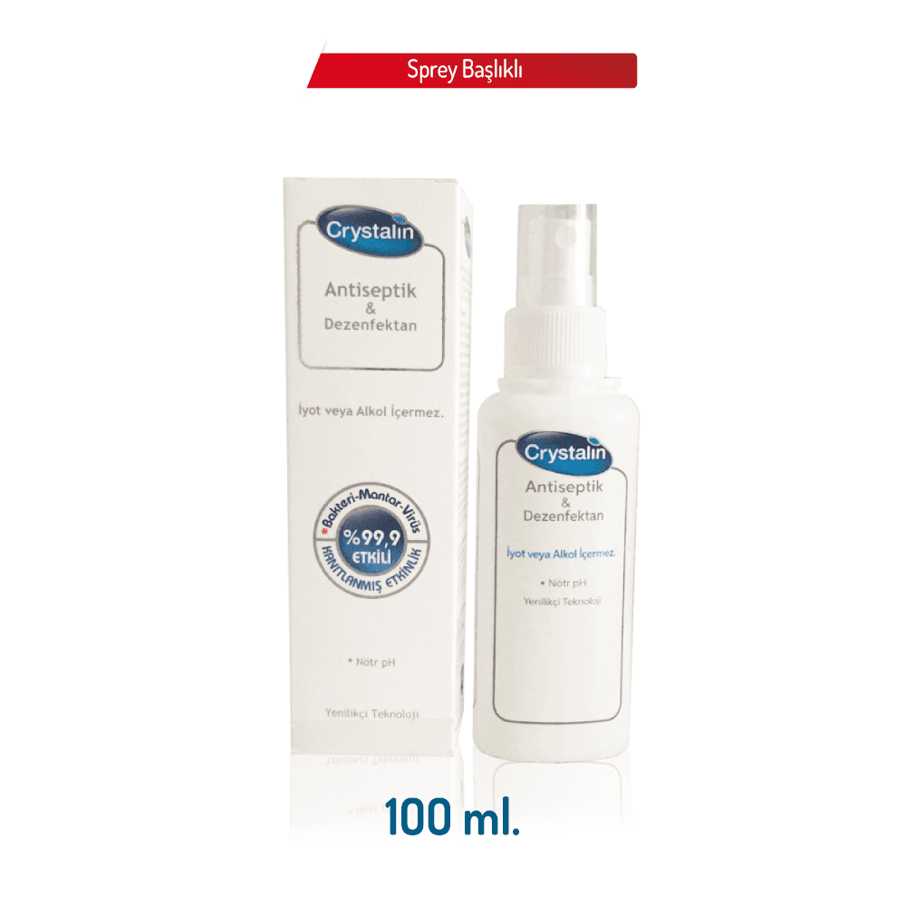 Crystalin Antiseptik Dezenfektan 100ml