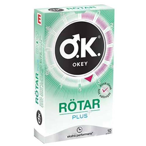 Okey Prezervatif Rotar Plus 10 Lu