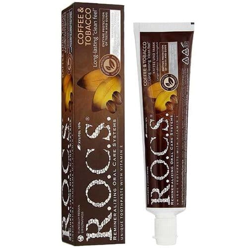 Rocs Lekelere Kahve Tütün Diş Macunu 60ml
