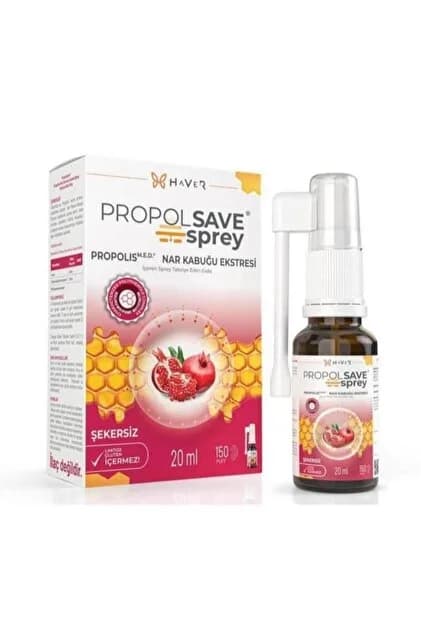 Propolsave Sprey 20ML Propolis Nar Ekstresi